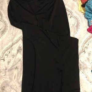 Black yoga pants long